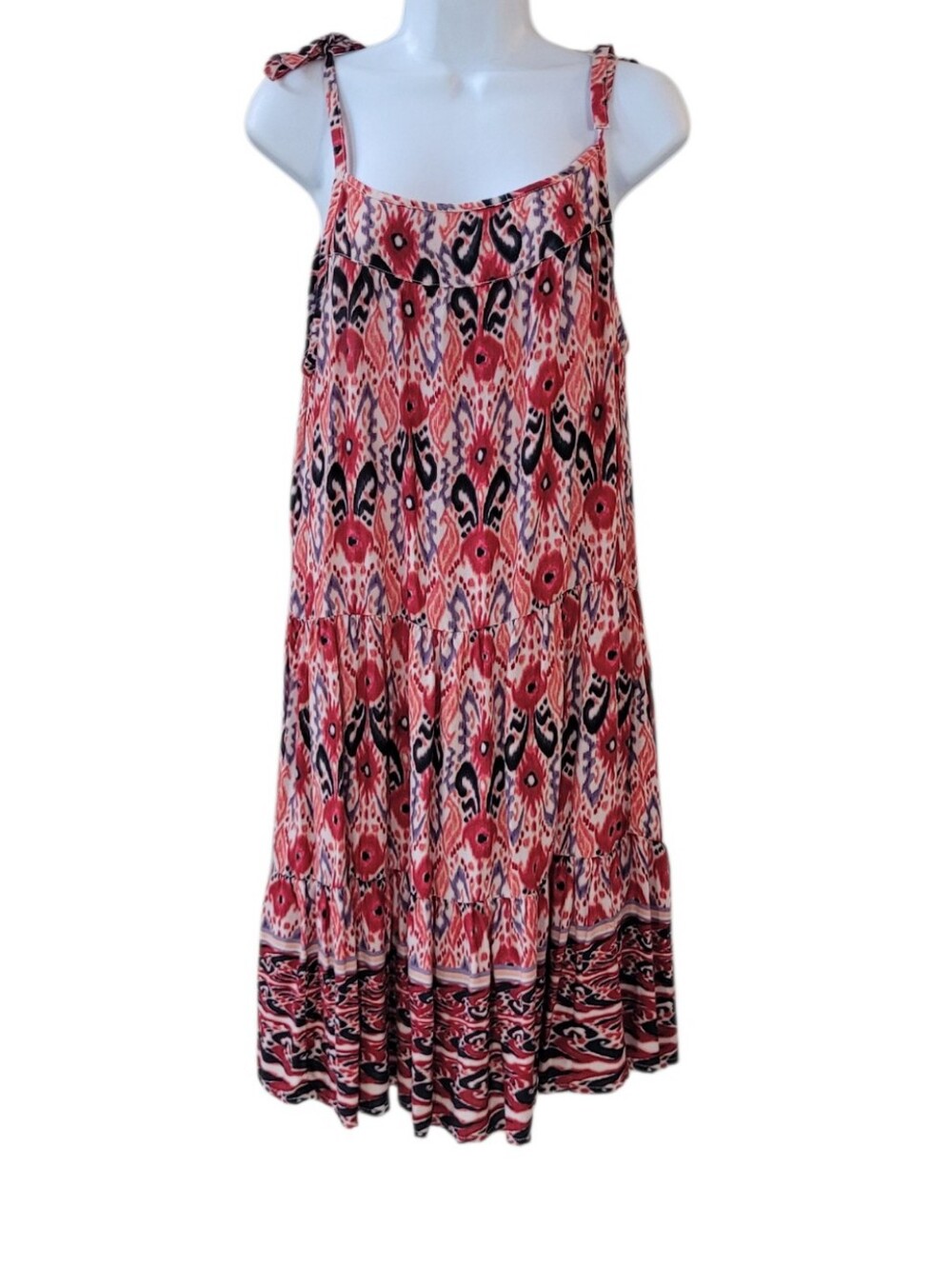 BEACHLUNCHLOUNGE Skylar Paisley Ikat Sundress Size M